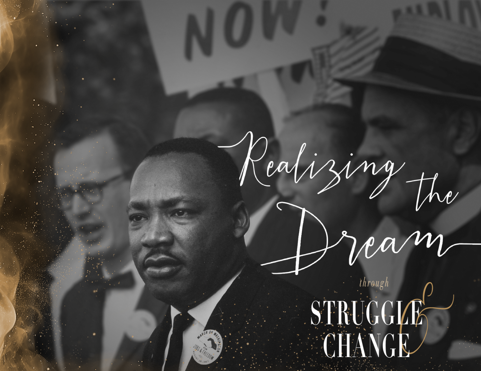 Realizing the Dream logo featuring image of Dr. Martin Luther King Jr.