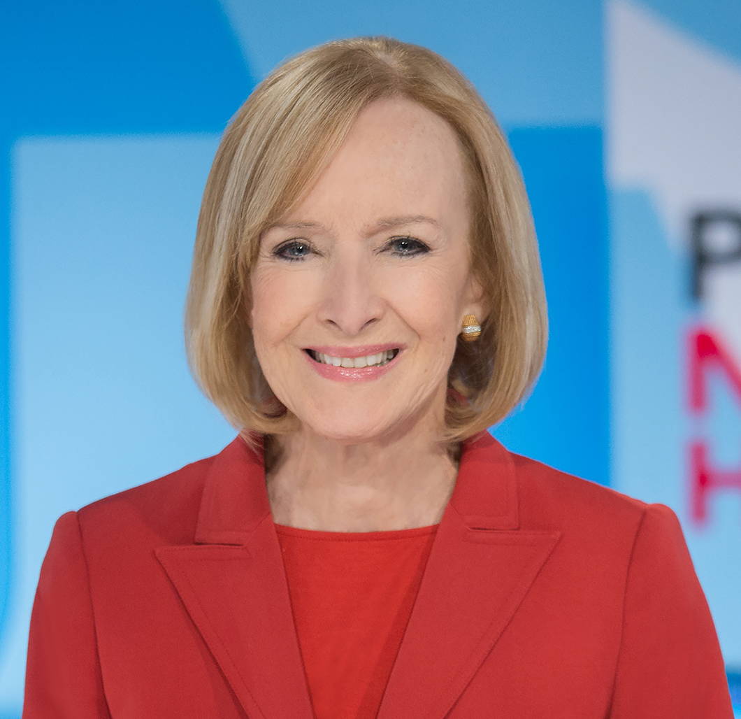 Portrait of journalist Judy Woodruff